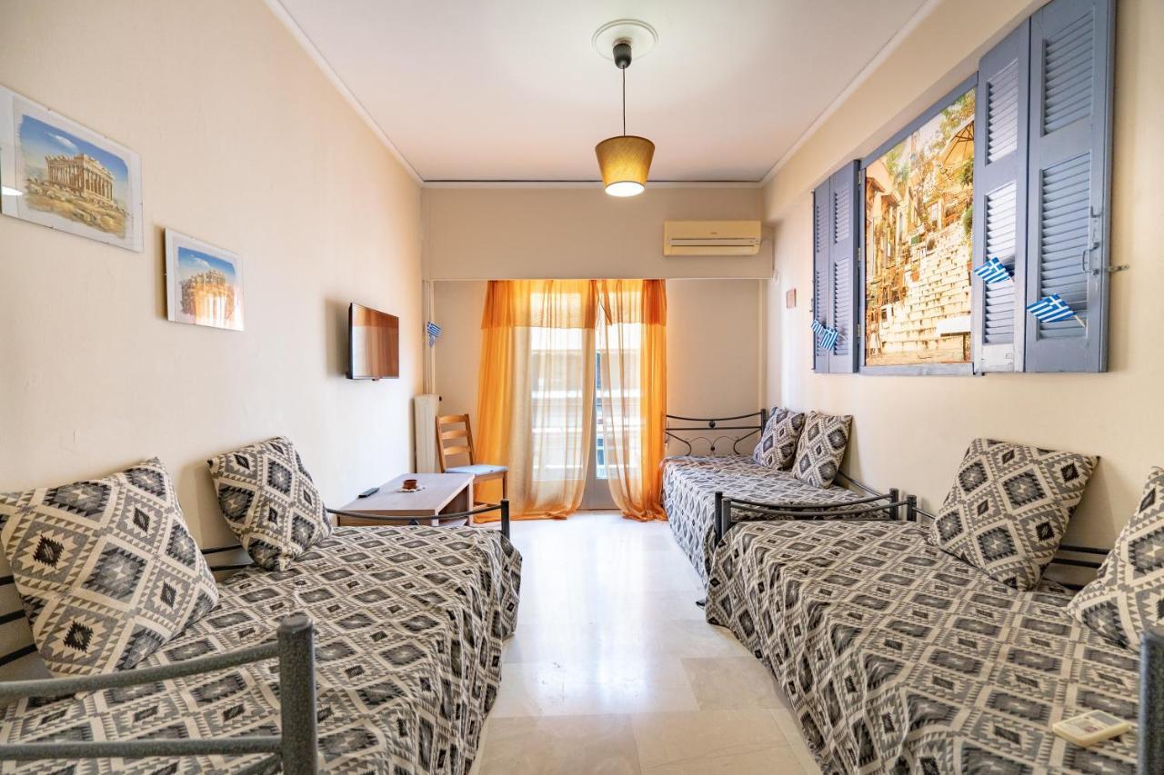 Acropolis Athens 1 Bedroom 6 Persons Apartment. Bagian luar foto